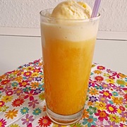 Orange Juice With Ice Cream - Yellow Angel