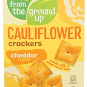 Cauliflower Cheddar Crackers