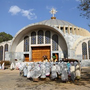 Church of Our Lady Mary of Zion in Axum, Ethiopia