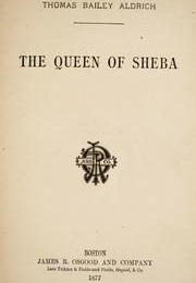 The Queen of Sheba (Thomas B. Aldrich)
