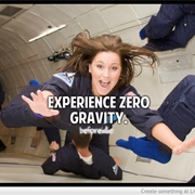 Experience Zero Gravity