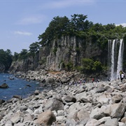 Jeongbang Falls, Seogwipo Jeju