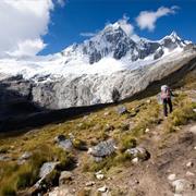 Hiking in the Cordillera Blanca, Peru