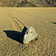 Rocks Walk the Earth at Racetrack Playa in Death Valley