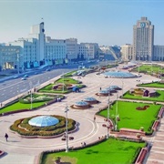 Independence Square, Minsk, Belarus
