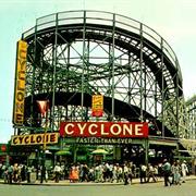 Ride the Coney Island Cyclone