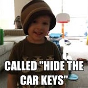 Hiding Car Keys