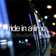 Ride in a Limo