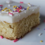 Sponge Cake With Sprinkles