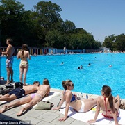 Busy Swimming Pool