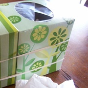 Kleenex Box That I Was Too Lazy to Break Down and Recycle