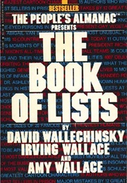 The Book of Lists (Amy Wallace)