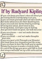 If (Rudyard Kipling)