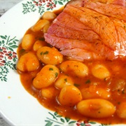 Fasole Cu Ciolan Afumat (Beans With Smoked Meat)