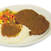 Breaded Veal Cutlet With Brown Gravy
