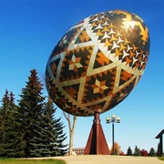 Giant UKrainian Egg, Vegreville, Alberta