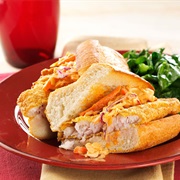 Fried Catfish Breakfast Sandwich (Mississippi)