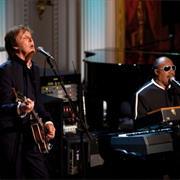 Ebony and Ivory Paul McCartney and Stevie Wonder