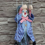 Creepy Clown and Jester Dolls/Puppets