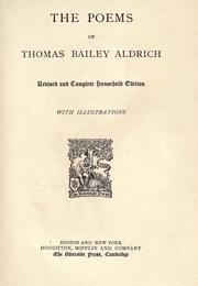 Poems (Thomas B. Aldrich)
