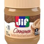 Jif Peanut Butter and Cinnamon