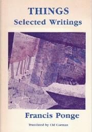 Things: Selected Writings