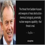 The Threat From Saddam Hussein and Weapons of Mass Destruction -