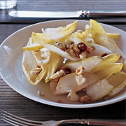 Endive and Pear Salad With Oregon Blue Cheese and Hazelnuts