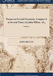 Poems Upon Several Occasions (John Milton)