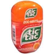 I Eat Orange Tic Tacs as If They Were Candy