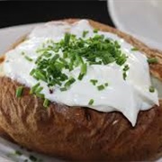 Baked Potato and Sour Cream