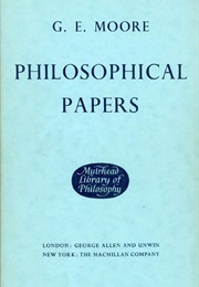 Philosophical Papers (G. E. Moore)
