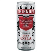 Smirnoff and Diet Cola