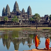 Largest Religious Structure - Angkor Wat, Siem Reap, Cambodia