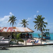 Share a Beer at the Lazy Lizard at the Split, a Laid-Back Beach Bar in Caye Caulker, Belize