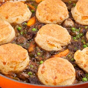 Beef Stew and Cobblers