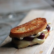 Brie and Grape Toastie