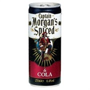 Morgan Spiced and Cola