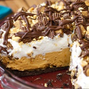 Extreme Reese&#39;s Peanut Butter Cup No Bake Pie
