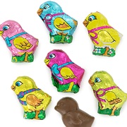 Foiled Chocolate Easter Chicks