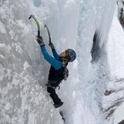 Climb in the Ouray Ice Park