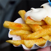 French Fries With Homemade Mayonnaise
