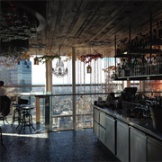 Dine at Duck and Waffle.