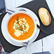 Tomato Lentil Dill Soup