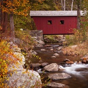 Amble Across Covered Bridges Over Country Streams