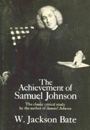 SAMUEL JOHNSON by Walter Jackson Bate