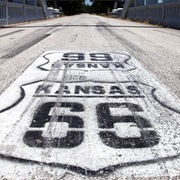 13 Miles of Kansas&#39;s Section of Route 66
