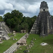 Visiting the Temple of Tikal, Guatemala