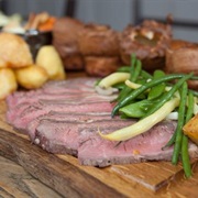 Have Sunday Roast at the Truscott Arms.