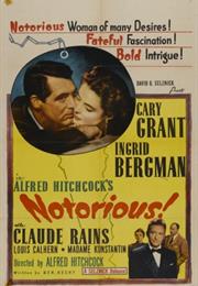Notorious (1946, Alfred Hitchcock)